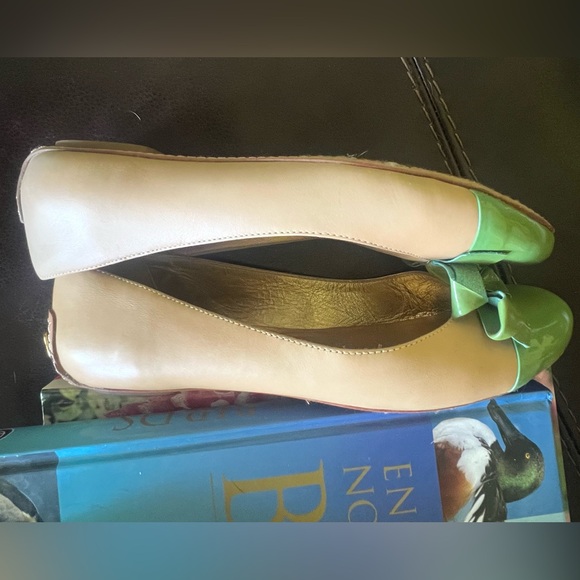 Kate Spade Colorblock Patent Leather Flats Sz 6 - Picture 8 of 8